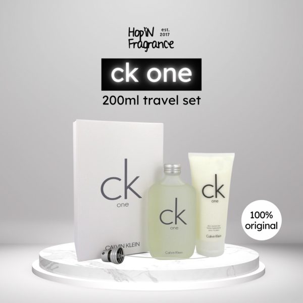 ORIGINAL CK One EDT 200ML Unisex Perfume 2 piece Gift Set