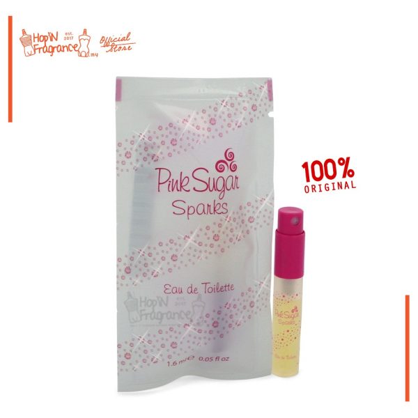 ORIGINAL Pink Sugar Sparks by Aquolina EDT 1.6ml Perfume sample in vial for Women