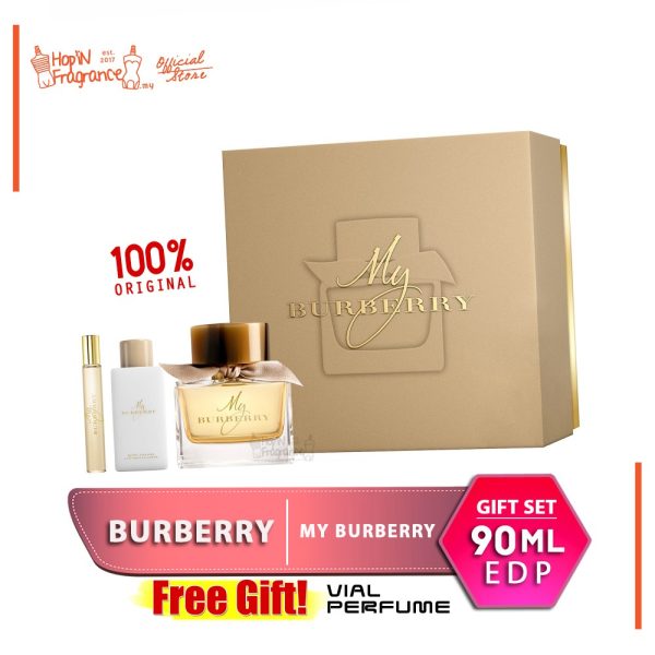 [GENUINE ORIGINAL] My Burberry By Burberry EDP 90ML Gift Set