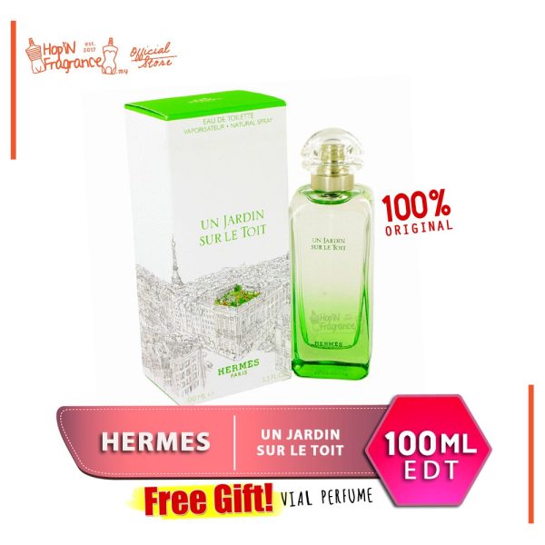 [GENUINE ORIGINAL] Hermes Un Jardin Sur Le Toit 100ml EDT
