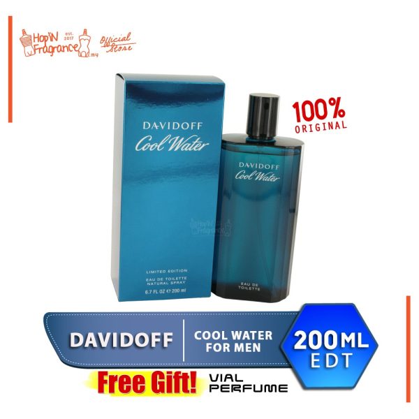 ORIGINAL Davidoff Cool Water for Men EDT 200ML Perfume (Limited Edition)