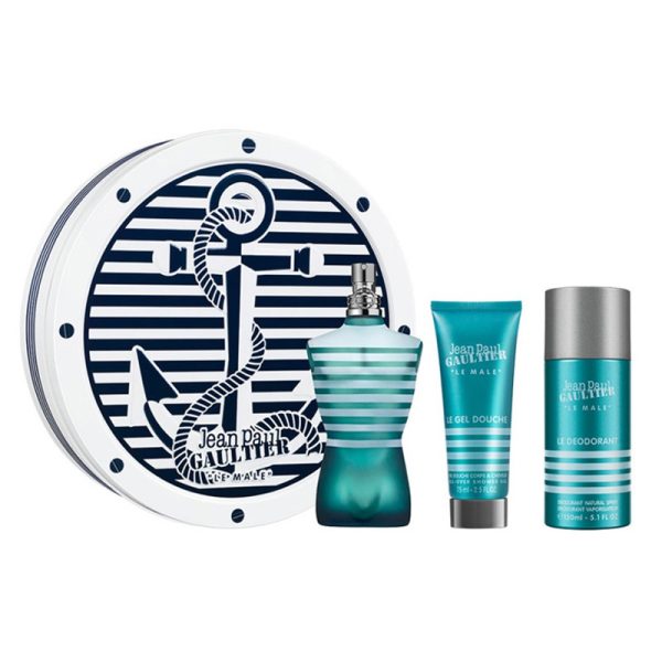 Jean Paul Gaultier Le Male 125ml EDT 3 piece Gift Set